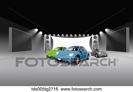 Stock Illustration - vehicle on view. Fotosearch