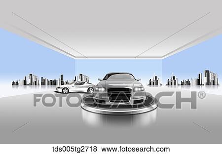 Stock Illustration - vehicle on view. Fotosearch