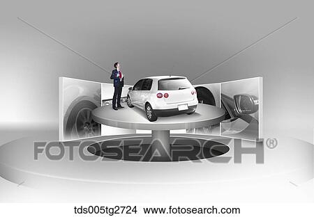 Stock Illustration - vehicle on view. Fotosearch