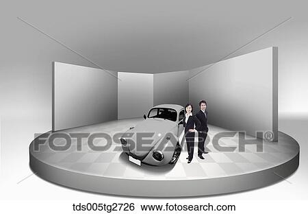 Stock Illustration - vehicle on view. Fotosearch