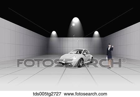 Stock Illustration - vehicle on view. Fotosearch