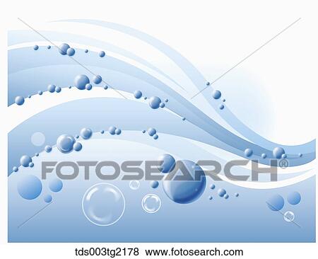 waterdrops and waves View Large Illustration Stock Illustration - waterdrops and waves. Fotosearch