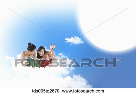 women reading books View Large Illustration Stock Illustration - women reading books. Fotosearch