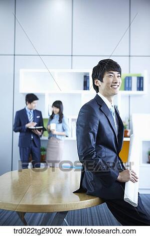 business people working together in office View Large Photo Image Stock Image - business people working together in office. Fotosearch
