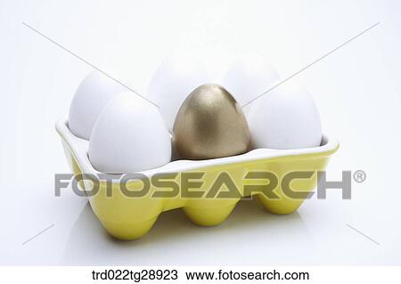 eggs and golden egg View Large Photo Image Stock Image - eggs and golden egg. Fotosearch
