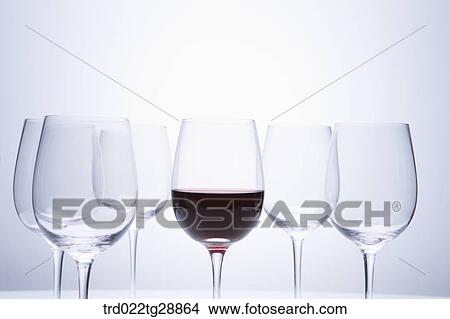 Picture - glasses of wine. Fotosearch
