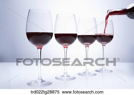 Stock Photography - glasses of wine. Fotosearch