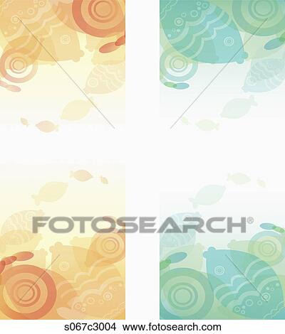 abstractive pattern in fish View Large Illustration Stock Illustration - abstractive pattern in fish. Fotosearch