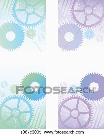abstractive pattern in saw toothed wheel View Large Illustration Stock Illustration - abstractive pattern in saw toothed wheel. Fotosearch