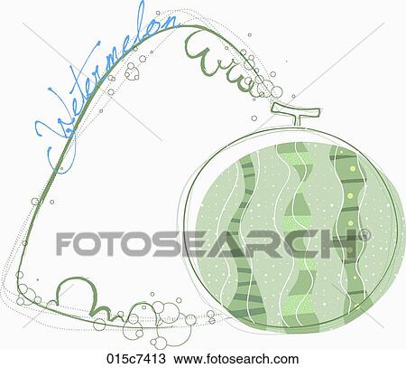 An illustration frame of fruit View Large Illustration Drawing - An illustration frame of fruit. Fotosearch