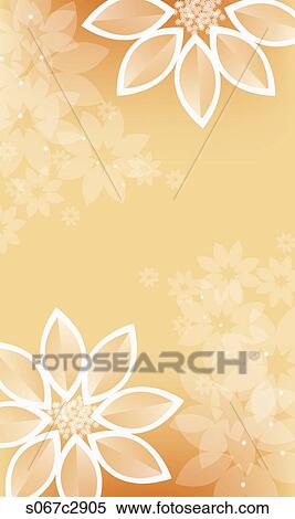 Stock Illustration - An illustration of flowers. Fotosearch