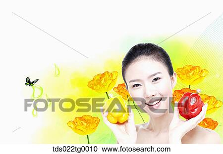 beautiful woman with beauty and well being theme View Large Illustration Clipart - beautiful woman with beauty and well being theme. Fotosearch