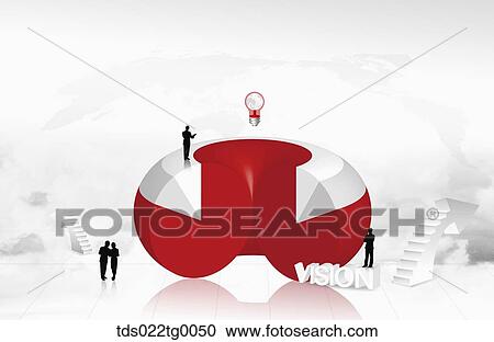 Clipart - business and graphs. Fotosearch