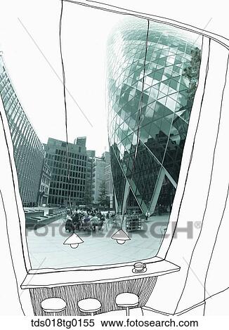 composition images of London View Large Illustration Stock Illustration - composition images of London. Fotosearch