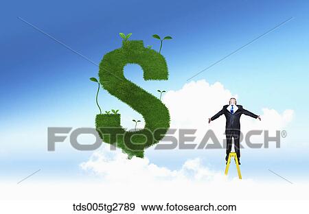 Stock Illustration - economic growths in business. Fotosearch