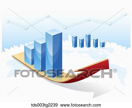 graph shows growths in business index View Large Illustration Stock Illustration - graph shows growths in business index. Fotosearch