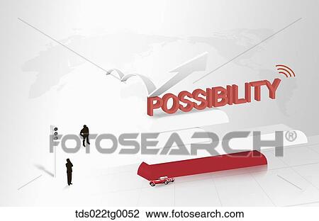 Drawing - growth potential in business. Fotosearch