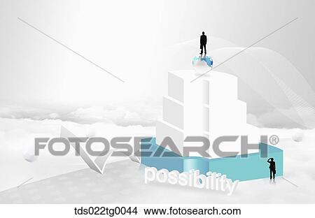 Stock Illustration - growth potential in business. Fotosearch