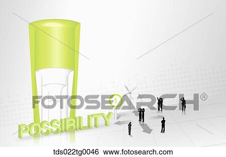 Stock Illustration - growth potential in business. Fotosearch