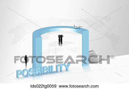 Stock Illustration - growth potential in business. Fotosearch