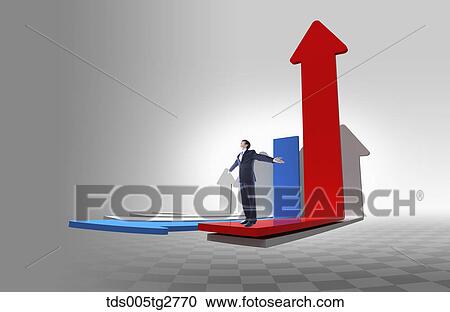 Clipart - growths in business. Fotosearch