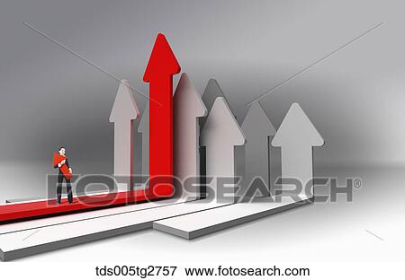 Stock Illustration - growths in business. Fotosearch