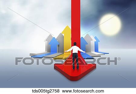 Stock Illustration - growths in business. Fotosearch