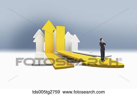 Stock Illustration - growths in business. Fotosearch
