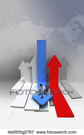 Stock Illustration - growths in business. Fotosearch