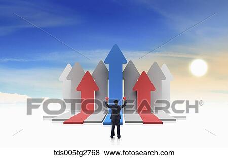 Stock Illustration - growths in business. Fotosearch