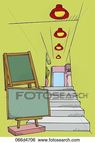 Stock Illustration - memo board of the entry. Fotosearch
