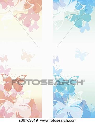 pattern of butterflies View Large Illustration Stock Illustration - pattern of butterflies. Fotosearch