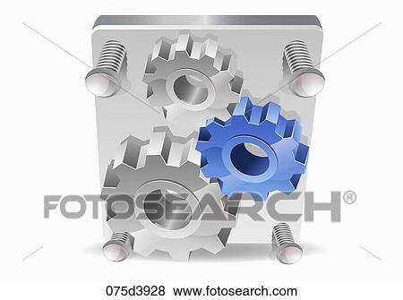 saw toothed wheels View Large Illustration Stock Illustration - saw toothed wheels. Fotosearch