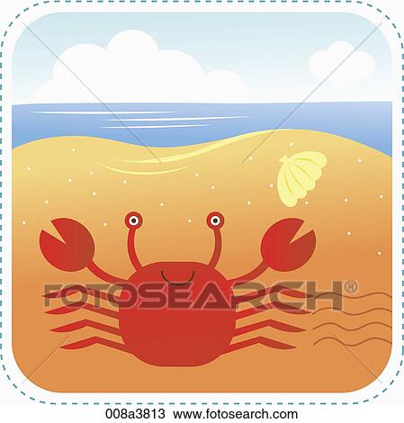 summer vacation and sea side View Large Illustration Drawing - summer vacation and sea side. Fotosearch