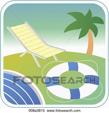summer vacation and sea side View Large Illustration Stock Illustration - summer vacation and sea side. Fotosearch