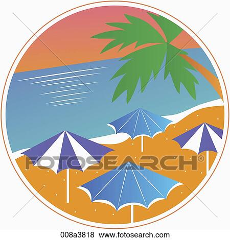 summer vacation and sea side View Large Illustration Stock Illustration - summer vacation and sea side. Fotosearch