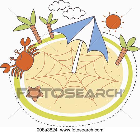 summer vacation and sea side View Large Illustration Stock Illustration - summer vacation and sea side. Fotosearch