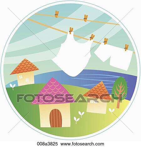 Stock Illustration - summer vacation and sea side. Fotosearch
