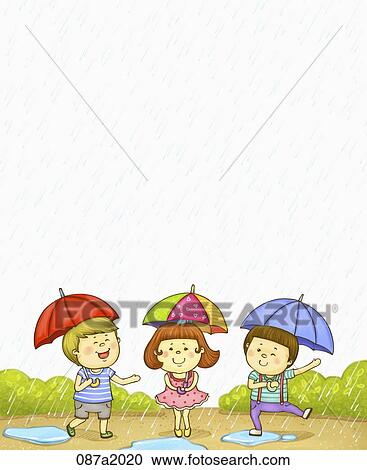 Clipart - Summer vacation illustration in letters. Fotosearch