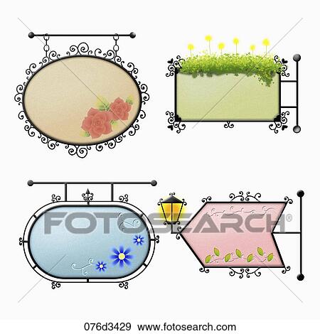 various types of frame icons View Large Illustration Stock Illustration - various types of frame icons. Fotosearch
