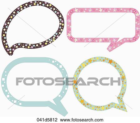 various types of sticker icons View Large Illustration Drawing - various types of sticker icons. Fotosearch