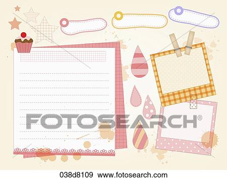 Stock Illustration - various types of sticker icons. Fotosearch