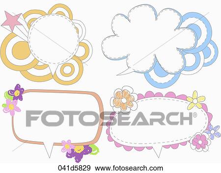 various types of sticker icons View Large Illustration Stock Illustration - various types of sticker icons. Fotosearch