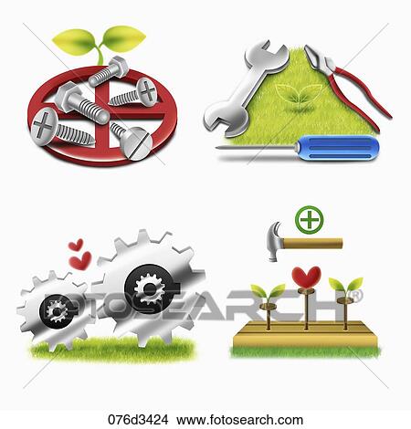 various types of tools View Large Illustration Stock Illustration - various types of tools. Fotosearch