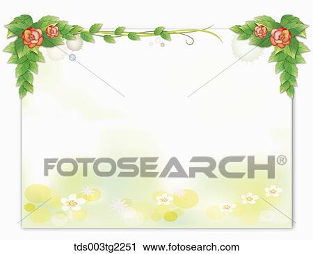 Clip Art - varioust types of botanical frames. Fotosearch