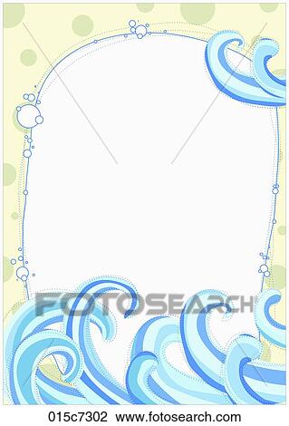 wave illustration in letters View Large Illustration Drawing - wave illustration in letters. Fotosearch