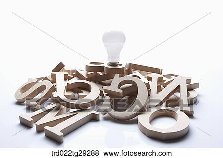 bulb and alphabet initials View Large Photo Image Stock Photo - bulb and alphabet initials. Fotosearch