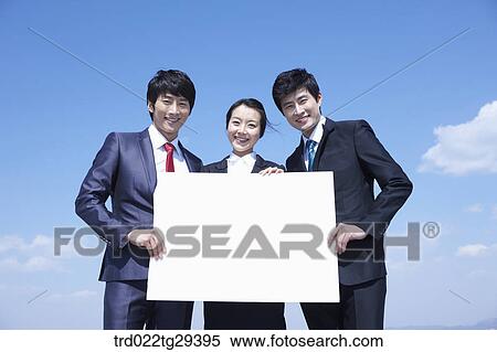 businessmen holding panels View Large Photo Image Stock Photography - businessmen holding panels. Fotosearch