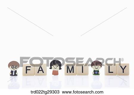Stock Image - family dolls. Fotosearch