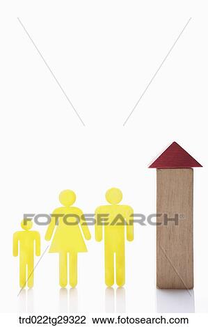 home and family in pictogram View Large Photo Image Stock Image - home and family in pictogram. Fotosearch